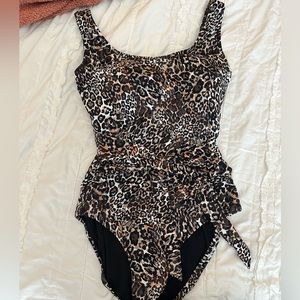Wild side wrap one piece swimsuit 16
